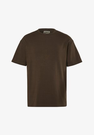 STHUGE, T-SHIRT, SHORT SLEEVE, OVERSIZED, RIBBED JERSEY, UP TO 8XL - T-shirt basic - brown