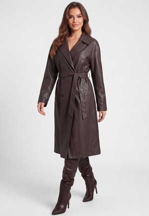 faina, Trenchcoat - coffee
