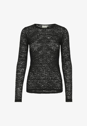 Must have pikareski pikendusega vihmavari, mis on valmistatud tekstureeritud, kergest pitskangast. Omab ümmargust kaelust ja keha lähedast siluetti.