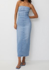 PULL&BEAR Farkkumekko - light-blue denim