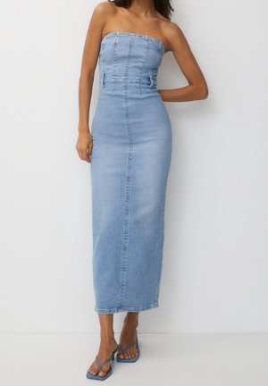 Denimové šaty - light-blue denim
