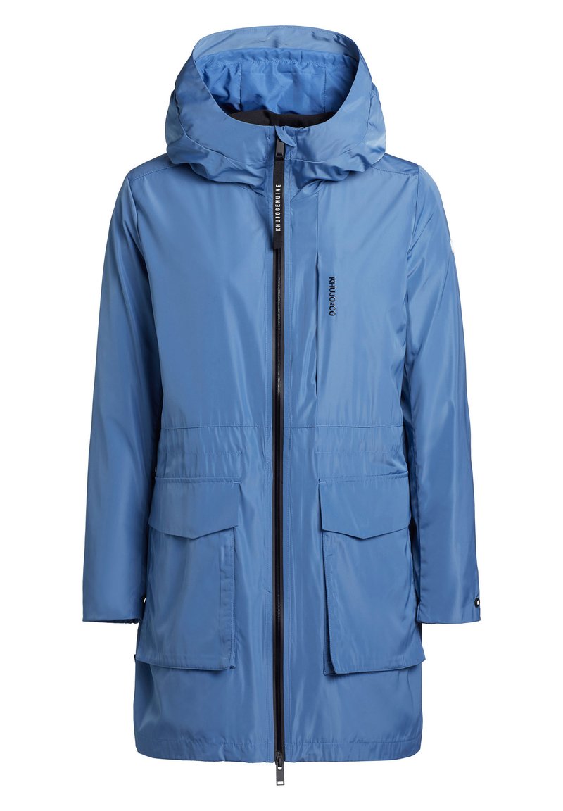 khujo Halflange jas blauw