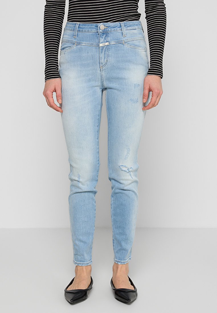 closed Jeans Skinny Fit lichtblauw