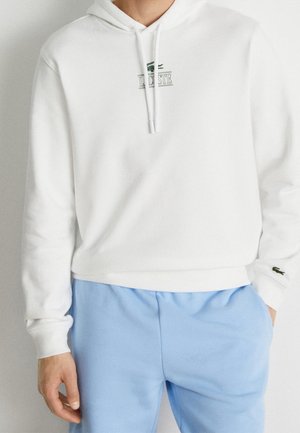 Felpa con cappuccio - white