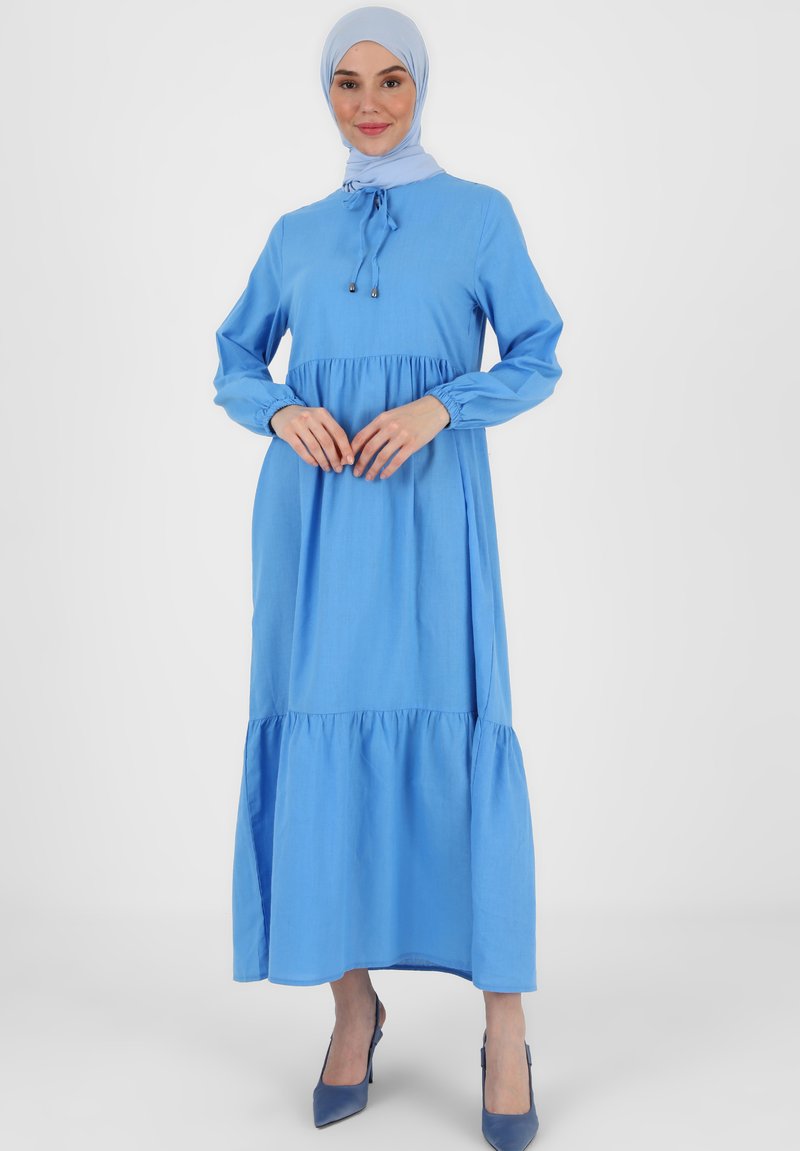 Modanisa Modest-Benin Jersey Dress In A Camel Color