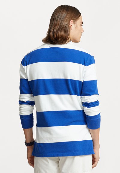 Polo Ralph Lauren THE ICONIC RUGBY SHIRT - Bluză polo - cruise royal/oxford white