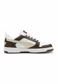 Puma REBOUND V6 UNISEX  - Sneakers basse - espresso brown alpine snow white