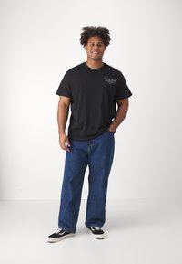 Tommy Jeans SLIM ESSENTIAL GRAPHIC TEE - Marškinėliai su spaudiniu - black
