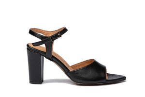 SALON PIEL - Zapatos con punta abierta - black