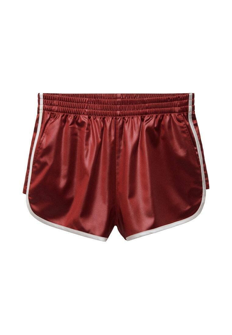 Mango Shorts bordeauxrood