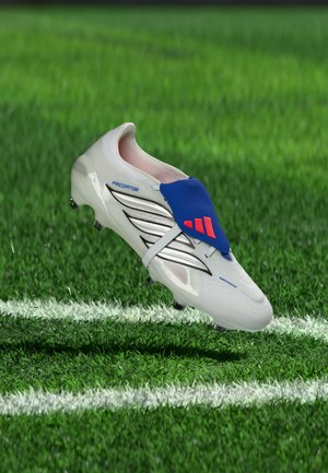 adidas Performance PREDATOR PRO FOLD-OVER TONGUE FIRM GROUND FOOTBALL BOOTS - Chaussures de football pour terrain sec - footwear white/metallic/team royal blue