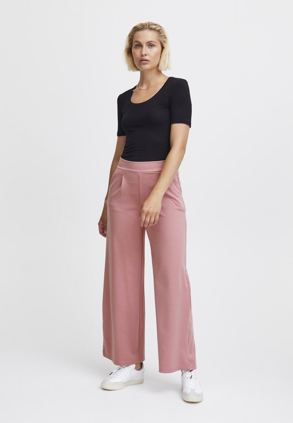KATE WIDE - Trousers - heather rose2