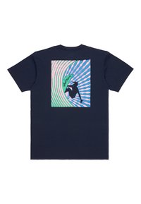 Quiksilver WINDOW PANE SS - Camiseta estampada - dark blue