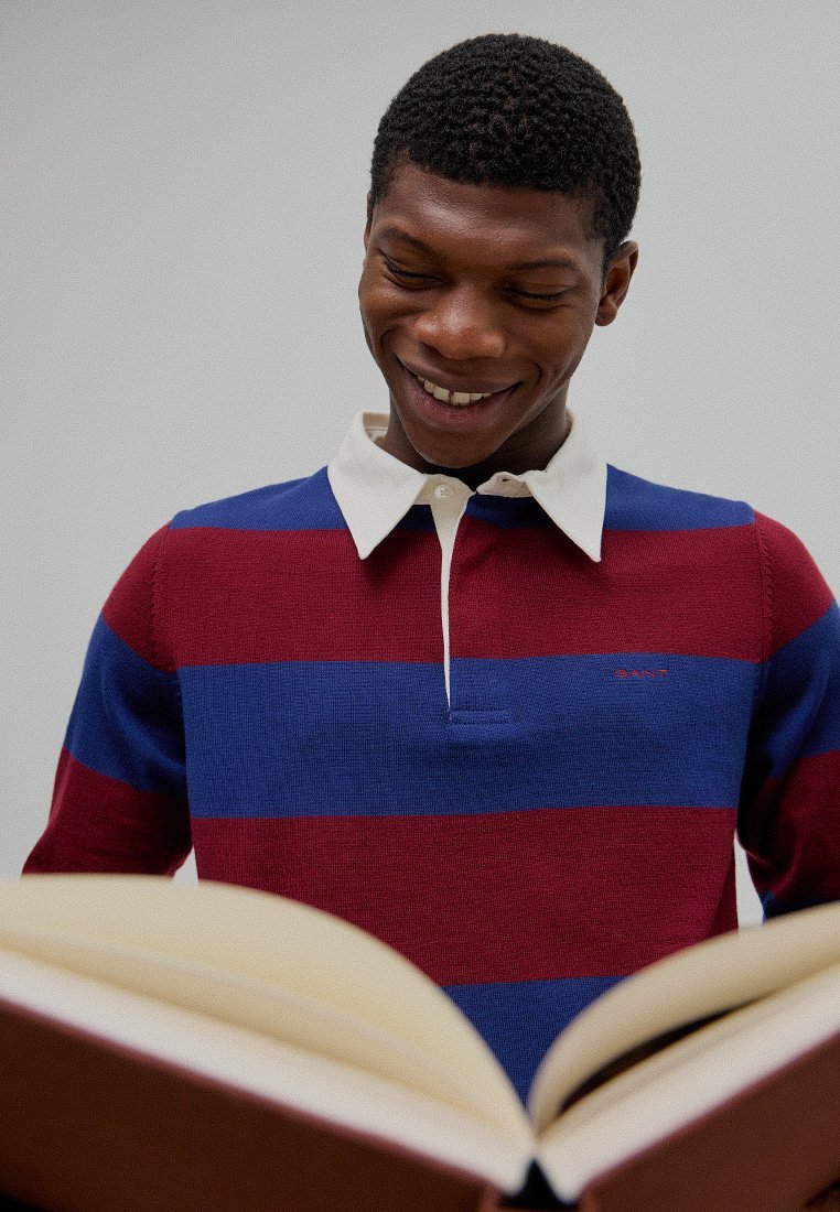 Gant Poloshirt blauwgrijs