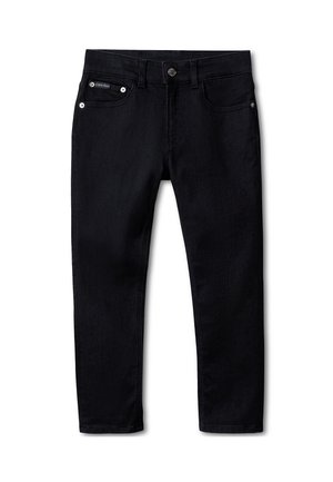 MID RISE STRAIGHT  - Vaqueros rectos - washed black