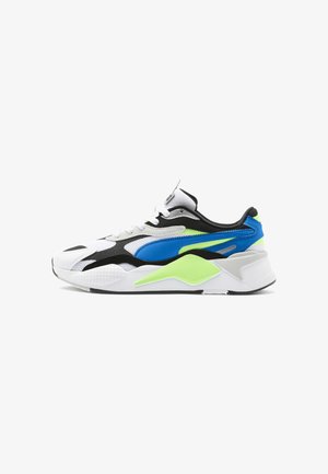 RS-X³ PUZZLE SOFT - Sneakers laag - white-electric blue lemonade