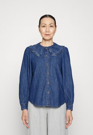 COLLAR BLOU - Skjorta - medium indigo