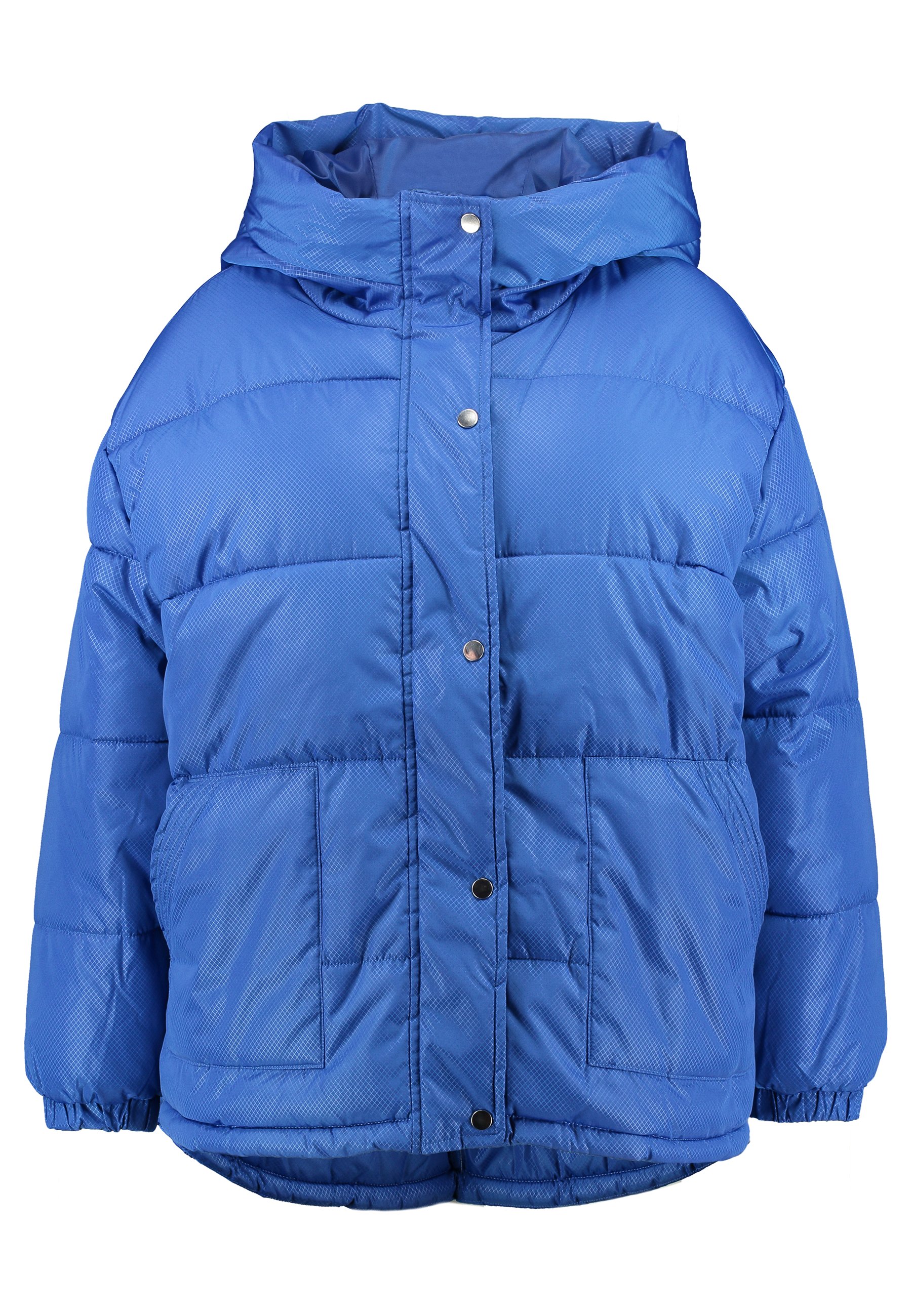 royal blue bubble coat womens