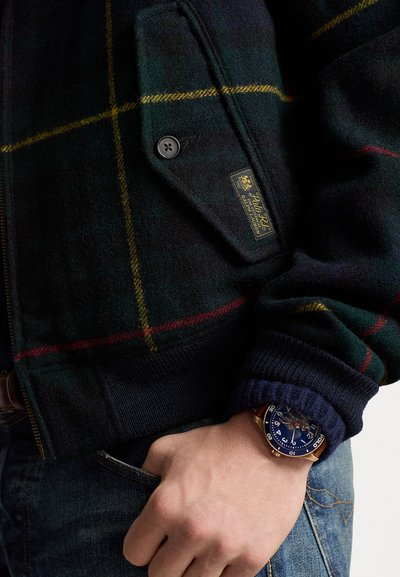 Polo Ralph Lauren PLAID WOOL TWILL JACKET - Bomber Jacket - hunting stuart tartan