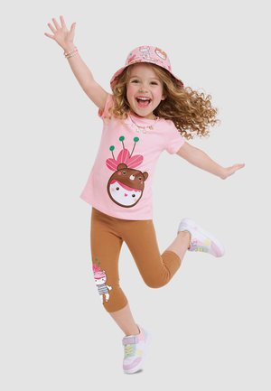 Denokids, BEKLEIDUNG 2-PIECE TEDDY BEAR - Leggingsit - pink