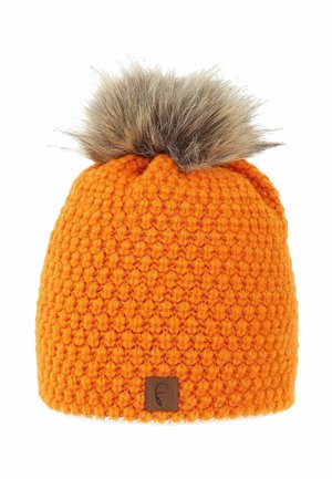 Faera, BOMMELMÜTZE KUSCHELIGES THERMOFLEECE-FUTTER MODERNER LOOK - Muts - orange