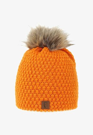Faera, BOMMELMÜTZE KUSCHELIGES THERMOFLEECE-FUTTER MODERNER LOOK - Muts - orange