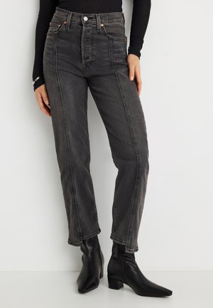 RIBCAGE ANKLE SEAMED EDGE - Traperice ravnih nogavica - cut and dry