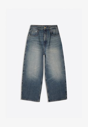 Bershka, SUPER, niebieski denim