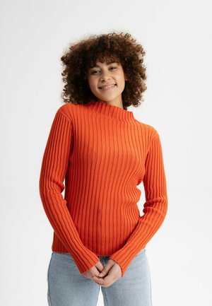 MELA NAMARI - Strickpullover - orange brick