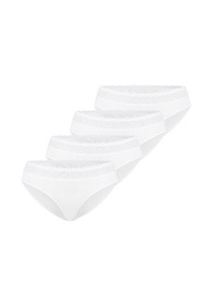 4 PACK - Alushousut - weiß