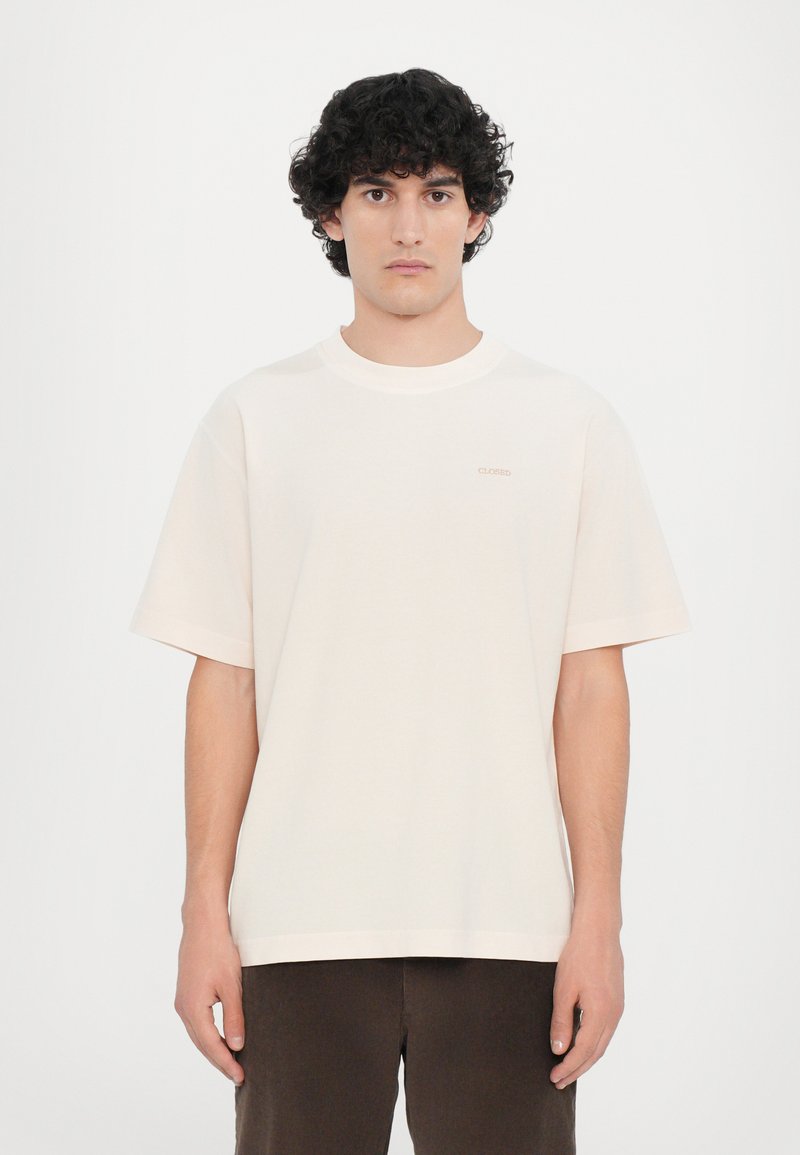 CLOSED LOGO - Lihtne T-särk - blush pink