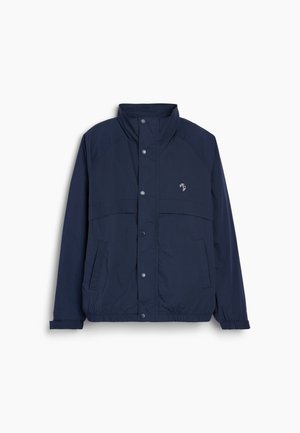 GAP, MALBON TEXTURED POPLIN ANORAK UNISEX - Summer jacket - vintage navy