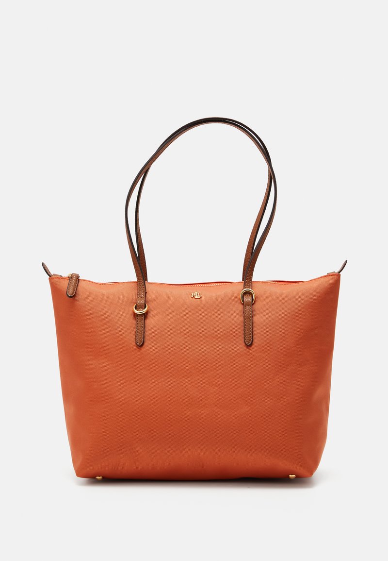 Lauren Ralph Lauren NYLON MEDIUM KEATON TOTE BAG - Torba za nakupovanje - orange