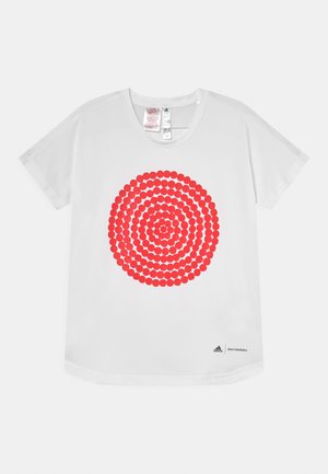 TEE UNISEX - Print T-shirt - white/vivid red