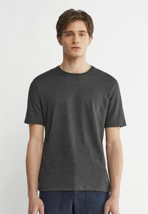 T-Shirt basic - dunkelgrau asphalt