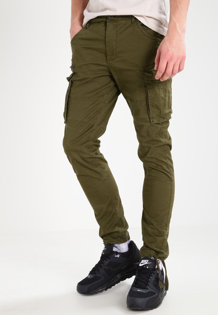 Jack & Jones - JJIPAUL JJCHOP - Cargobukse - olive night, Forstørre