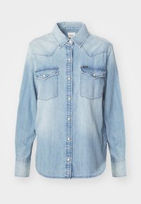 REGULAR WESTERN SHIRT - Button-down blouse - modern blue