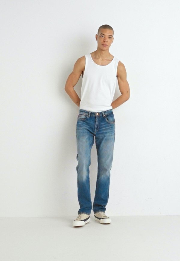 HOLLYWOOD MID RISE - Straight leg jeans - farley wash3