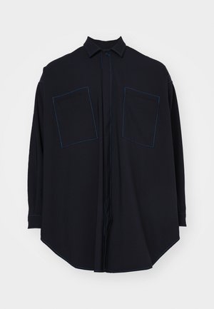Sunnei MEGA OVER SHIRT UNISEX - Button-down blouse - dark blue