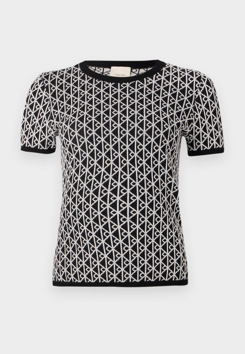 Calvin Klein T-shirt print zwart