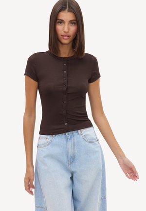 LOAVIES, WRAPPED IN WARMTH - Blouse - brown   solid
