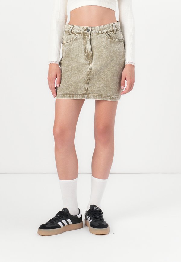 ONLDREW ACID SKIRT - Jeansrock - kalamata