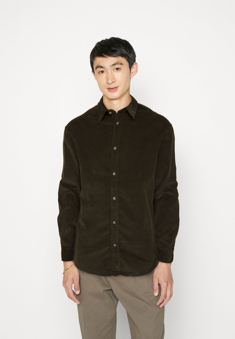 Selected Homme SLHREGOWEN SHIRT - Srajca - forest night