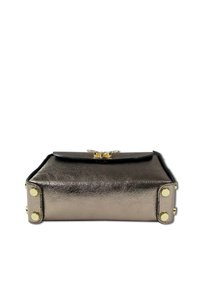 DrachenLeder Handtasche - bronze metallic braun