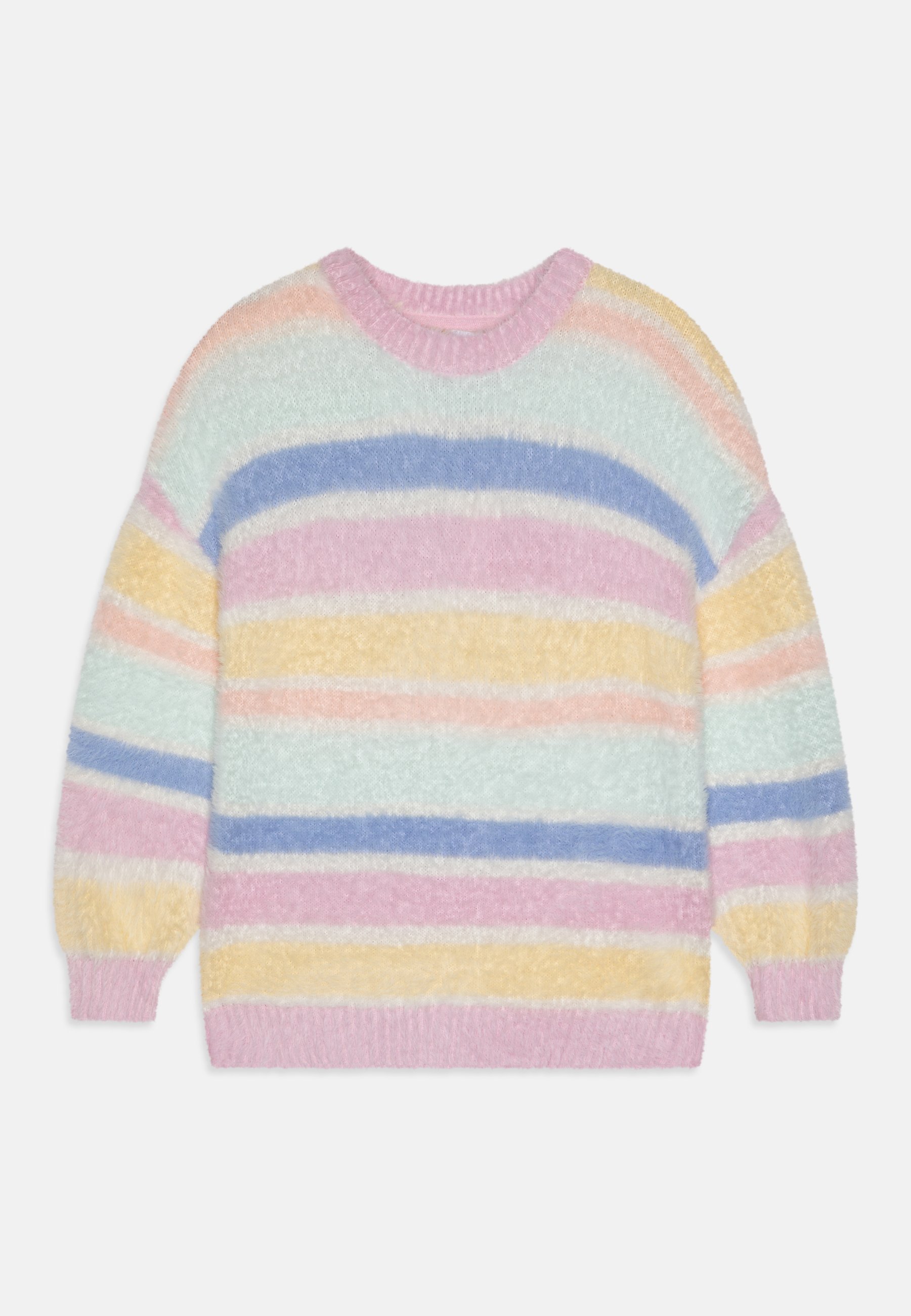 Lindex STRIPE Jumper light pink/rose gold-coloured