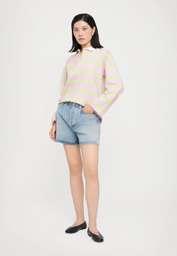 RHODA SHORT - Denim shorts - light blu3