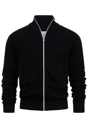 ERIK ZIP - Kardigán - black/charcoal