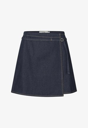 mbyM, CAJA B-M - Jupe trapèze - dark unwashed denim