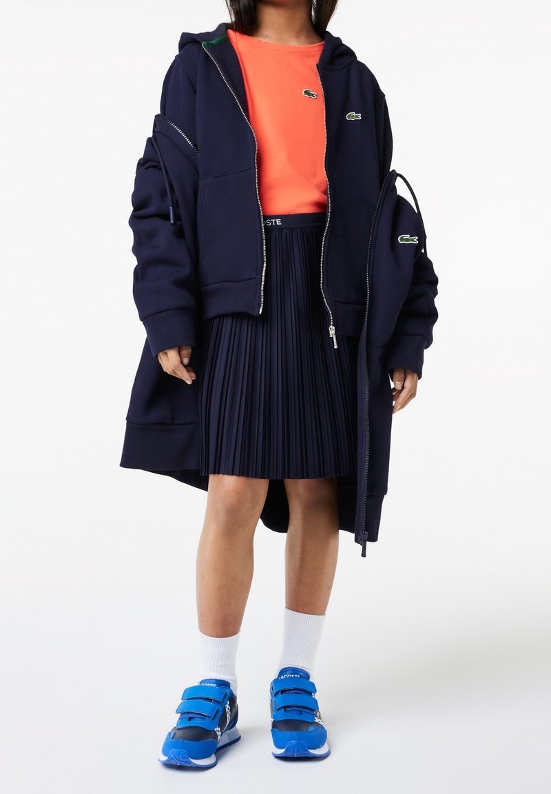 Lacoste UNISEX - Mikina na zip - bleu marine