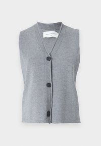 GINETTE EAST VEST - Weste - mottled grey